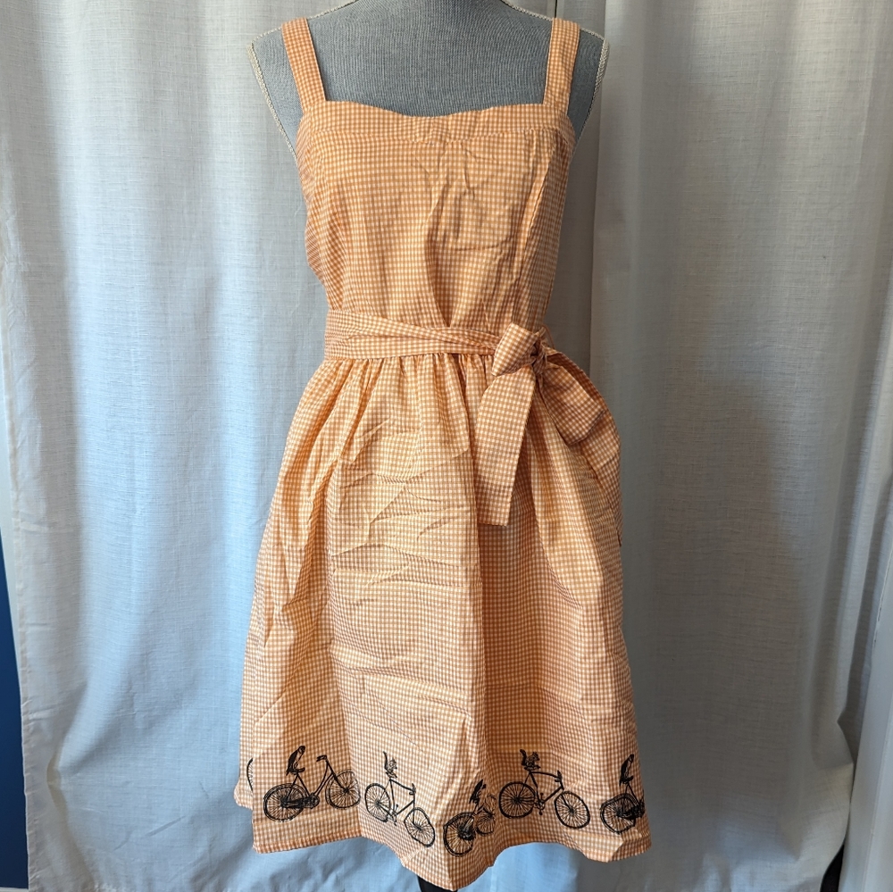 Modcloth Knitted Dove whimsical plaid dress